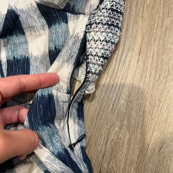 SACHIN & BABI Women's Kyle Gingham Dress Size S In Navy Blue/White - Picture 9 of 12